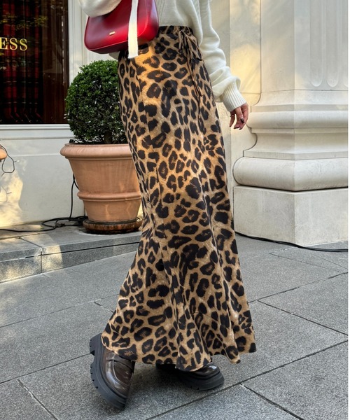 efill（エフィル）の「レオパード柄の ロング スカート（スカート・レディース・レオパード・FREE）」の5枚目の写真