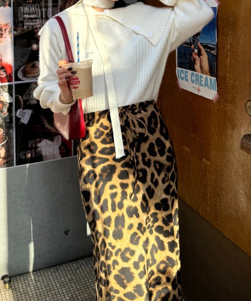efill（エフィル）の「レオパード柄の ロング スカート（スカート・レディース・レオパード・FREE）」の11枚目の写真