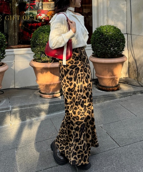 efill（エフィル）の「レオパード柄の ロング スカート（スカート・レディース・レオパード・FREE）」の6枚目の写真