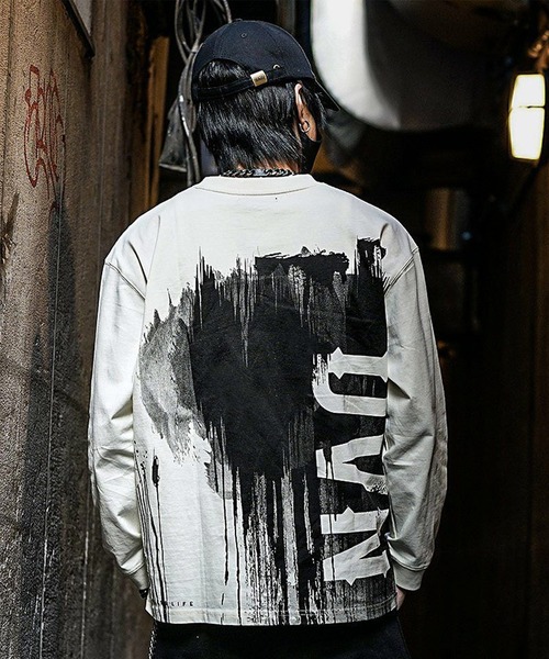 【関税込み】Dime オフホワイト Purgatory Tシャツ off white（オフホワイト）の「Off-White ステンシルオーバー