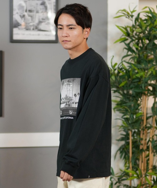 lost（ロスト）の「【ムラサキスポーツ限定】 lost/ロスト ロンTee/長袖Tシャツ フロントプリント オーバーサイズ ユニセックス L25S2205（Tシャツ/カットソー・メンズ・ホワイト/ブラック・XL/L/M）」の10枚目の写真