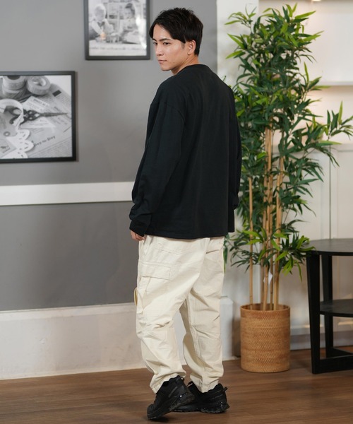 lost（ロスト）の「【ムラサキスポーツ限定】 lost/ロスト ロンTee/長袖Tシャツ フロントプリント オーバーサイズ ユニセックス L25S2205（Tシャツ/カットソー・メンズ・ホワイト/ブラック・XL/L/M）」の13枚目の写真