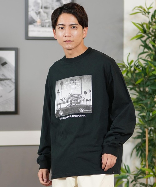 lost（ロスト）の「【ムラサキスポーツ限定】 lost/ロスト ロンTee/長袖Tシャツ フロントプリント オーバーサイズ ユニセックス L25S2205（Tシャツ/カットソー・メンズ・ホワイト/ブラック・XL/L/M）」の9枚目の写真