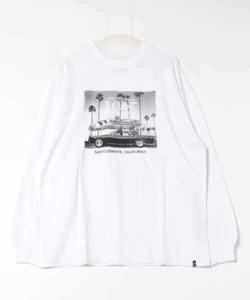 lost（ロスト）の「【ムラサキスポーツ限定】 lost/ロスト ロンTee/長袖Tシャツ フロントプリント オーバーサイズ ユニセックス L25S2205（Tシャツ/カットソー・メンズ・ホワイト/ブラック・XL/L/M）」の16枚目の写真