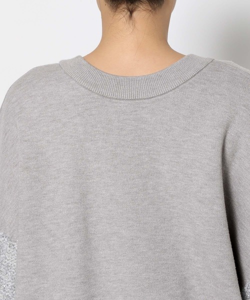 HARE（ハレ）の「ソデイソザイミドルVネックニットカーディガン(HARE)（カーディガン/ボレロ・レディース・ブラック/グレー・FREE）」の16枚目の写真