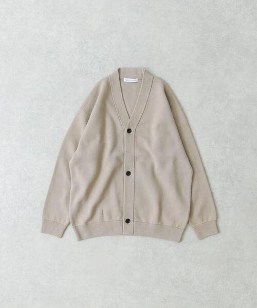 URBAN RESEARCH（アーバンリサーチ）の「ミラノリブ3Bカーディガン（カーディガン/ボレロ・メンズ・ブラック/グレー系その他/チャコールグレー/ブルー・MEDIUM/LARGE）」の4枚目の写真