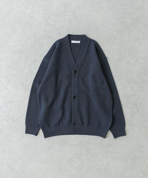 URBAN RESEARCH（アーバンリサーチ）の「ミラノリブ3Bカーディガン（カーディガン/ボレロ・メンズ・ブラック/グレー系その他/チャコールグレー/ブルー・MEDIUM/LARGE）」の3枚目の写真