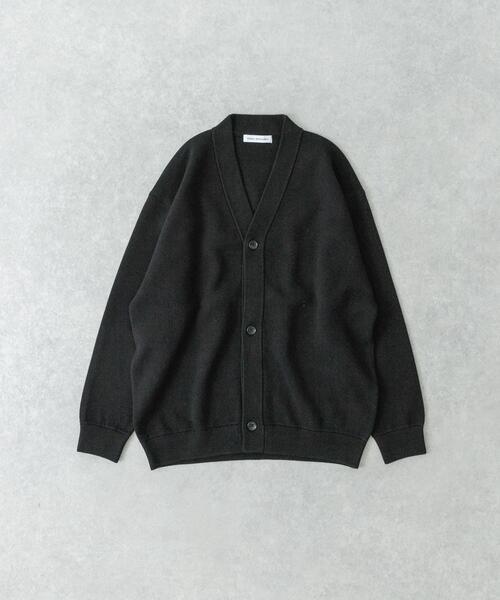 URBAN RESEARCH（アーバンリサーチ）の「ミラノリブ3Bカーディガン（カーディガン/ボレロ・メンズ・ブラック/グレー系その他/チャコールグレー/ブルー・MEDIUM/LARGE）」の2枚目の写真