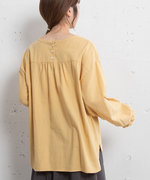 【セール】ボタニカル刺繍プルオーバーブラウス（シャツ/ブラウス）｜POU DOU DOU（プードゥドゥ）