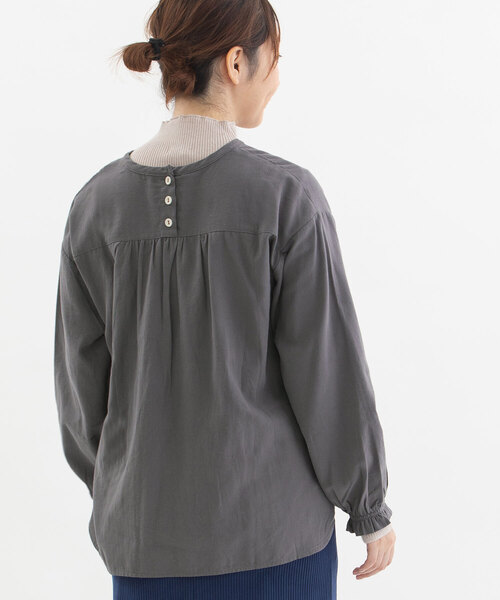 【セール】ボタニカル刺繍プルオーバーブラウス（シャツ/ブラウス）｜POU DOU DOU（プードゥドゥ）