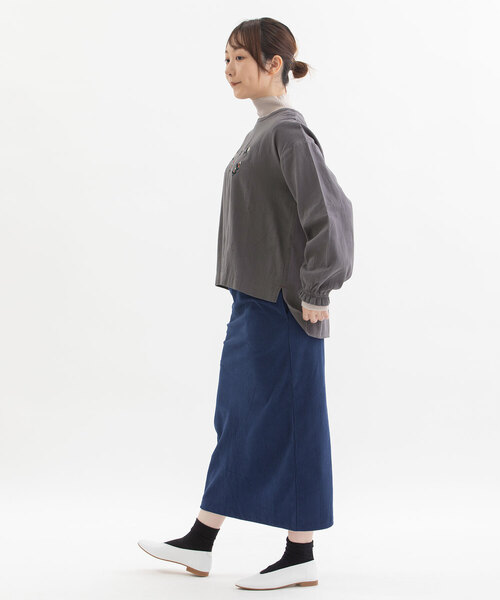 【セール】ボタニカル刺繍プルオーバーブラウス（シャツ/ブラウス）｜POU DOU DOU（プードゥドゥ）