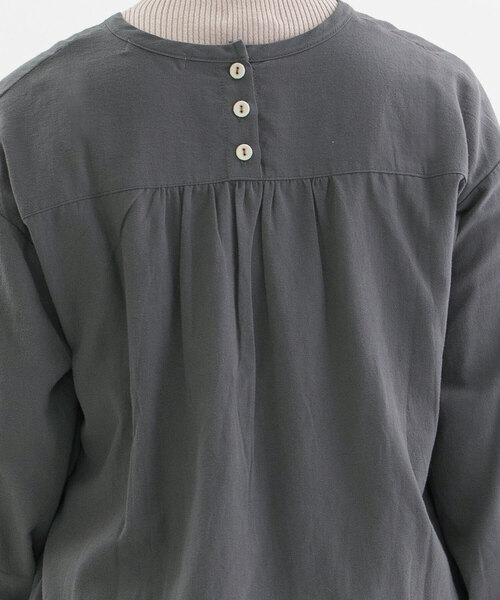 【セール】ボタニカル刺繍プルオーバーブラウス（シャツ/ブラウス）｜POU DOU DOU（プードゥドゥ）