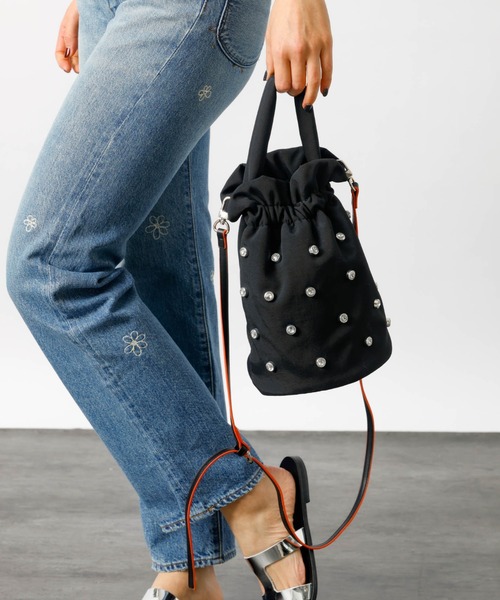 cheek(BAG)(チーク)の「【cheek/チーク】2WAY ミニショルダーバッグ / ラインストーン / キラキラ(ショルダーバッグ・レディース・ブルー/グレー/ブラック/ピンク・フリー)」の21枚目の写真