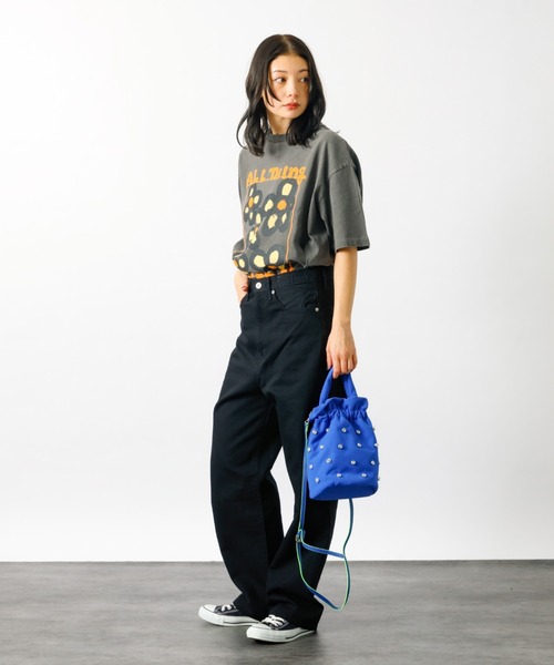 cheek(BAG)(チーク)の「【cheek/チーク】2WAY ミニショルダーバッグ / ラインストーン / キラキラ(ショルダーバッグ・レディース・ブルー/グレー/ブラック/ピンク・フリー)」の9枚目の写真