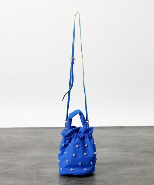 cheek(BAG)(チーク)の「【cheek/チーク】2WAY ミニショルダーバッグ / ラインストーン / キラキラ(ショルダーバッグ・レディース・ブルー/グレー/ブラック/ピンク・フリー)」の17枚目の写真