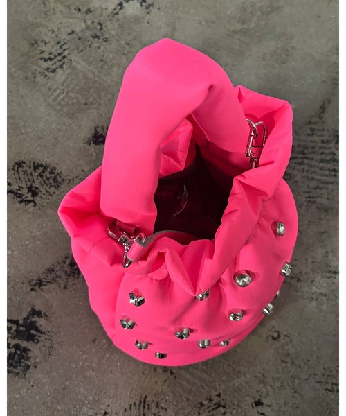 cheek(BAG)(チーク)の「【cheek/チーク】2WAY ミニショルダーバッグ / ラインストーン / キラキラ(ショルダーバッグ・レディース・ブルー/グレー/ブラック/ピンク・フリー)」の6枚目の写真