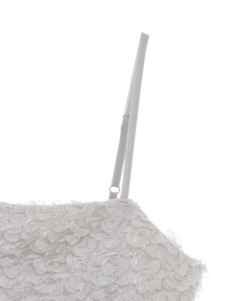 earth music&ecology（アースミュージックアンドエコロジー）の「フリンジミックスチュールビスチェ（ベスト・レディース・ライトグレー/ブラック/アイボリー・FREE）」の20枚目の写真