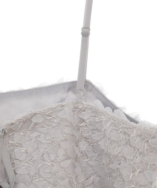 earth music&ecology（アースミュージックアンドエコロジー）の「フリンジミックスチュールビスチェ（ベスト・レディース・ライトグレー/ブラック/アイボリー・FREE）」の21枚目の写真