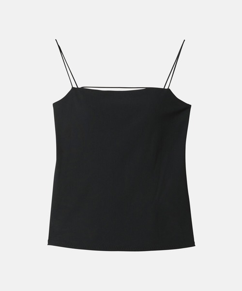 LE CIEL BLEU(ルシェルブルー)の「バックオープンブラキャミソール / Back Open Bra Camisole(キャミソール・レディース・オフホワイト/グレー/ブラック・36/38)」の2枚目の写真