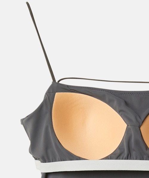 LE CIEL BLEU(ルシェルブルー)の「バックオープンブラキャミソール / Back Open Bra Camisole(キャミソール・レディース・オフホワイト/グレー/ブラック・36/38)」の14枚目の写真