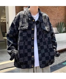 revertical（リバーティカル）の「チェック柄ジャケット（デニムジャケット）」