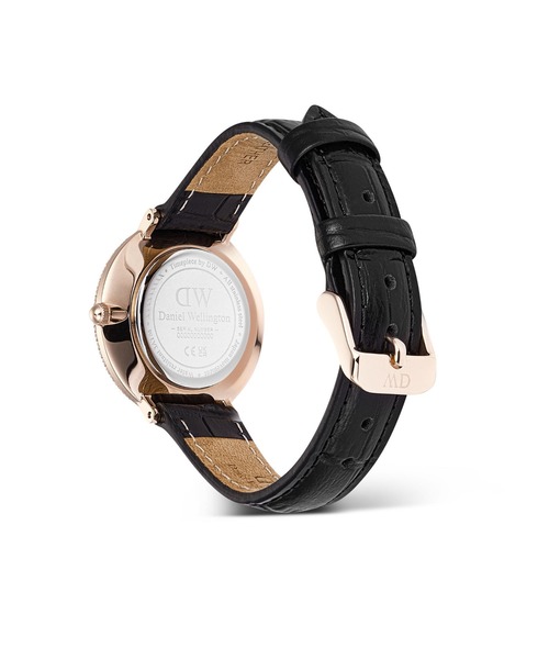 Daniel Wellington(ダニエルウェリントン)の「Crystalline Bezel MOP 本革 32MM ブラック/グリーン(アナログ腕時計・レディース・グリーン/ブラック・32mm)」の9枚目の写真