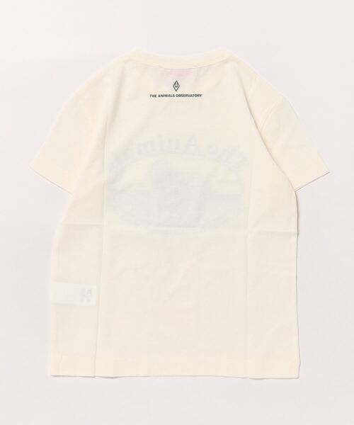 The animals observatory（ジ・アニマルズ・オブザーバトリー）の「The Animals Observatory / デザインプリントTシャツ（Tシャツ/カットソー・キッズ・ライトブルー/ピンク/イエロー/ホワイト系3/ダークブルー・4Y/8Y/6Y/10Y）」の11枚目の写真