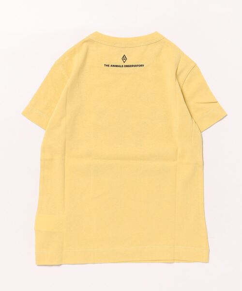 The animals observatory（ジ・アニマルズ・オブザーバトリー）の「The Animals Observatory / デザインプリントTシャツ（Tシャツ/カットソー・キッズ・ライトブルー/ピンク/イエロー/ホワイト系3/ダークブルー・4Y/8Y/6Y/10Y）」の12枚目の写真