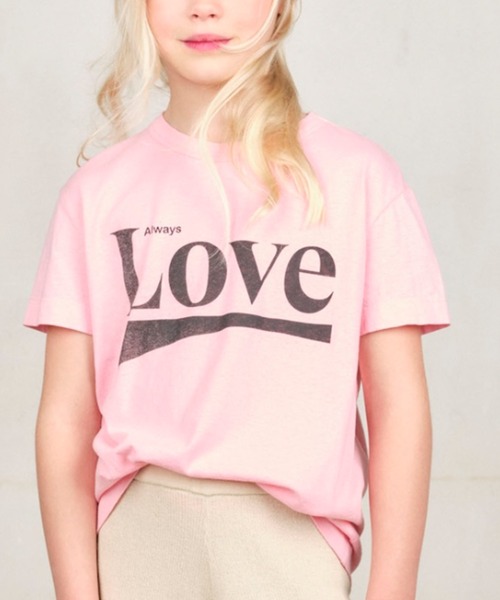 The animals observatory（ジ・アニマルズ・オブザーバトリー）の「The Animals Observatory / デザインプリントTシャツ（Tシャツ/カットソー・キッズ・ライトブルー/ピンク/イエロー/ホワイト系3/ダークブルー・4Y/8Y/6Y/10Y）」の5枚目の写真