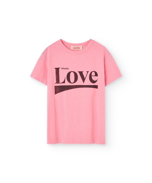 The animals observatory（ジ・アニマルズ・オブザーバトリー）の「The Animals Observatory / デザインプリントTシャツ（Tシャツ/カットソー・キッズ・ライトブルー/ピンク/イエロー/ホワイト系3/ダークブルー・4Y/8Y/6Y/10Y）」の6枚目の写真