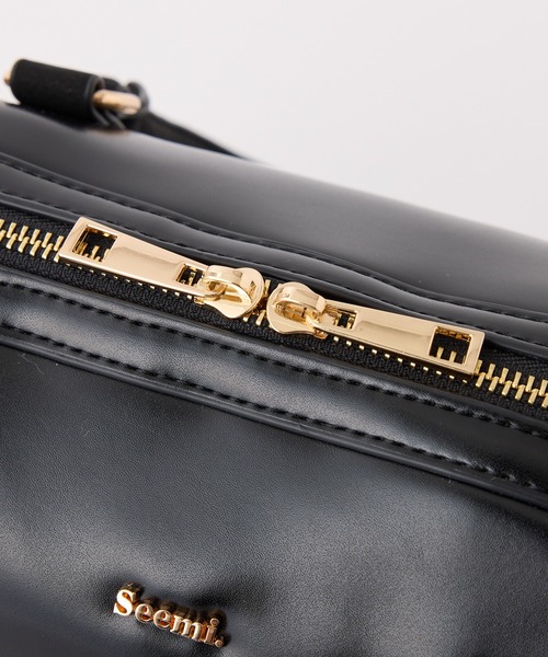 Seemi. byNICECLAUP( シーミーバイナイスクラップ)の「Seemi.ボストンバッグ(ボストンバッグ・レディース・キャメル/ピンク/ブラック/ベージュ・FREE)」の13枚目の写真