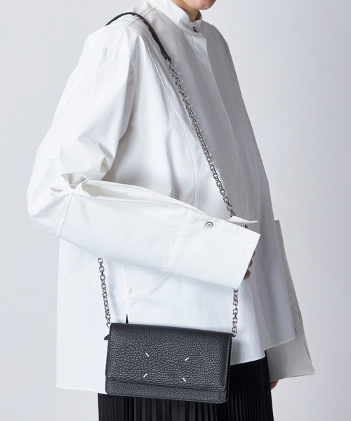 Maison Margiela（メゾンマルジェラ）の「Maison Margiela WALLET ON CHAIN MEDIUM（ウォレットチェーン・レディース・ブラック・FREE）」の6枚目の写真