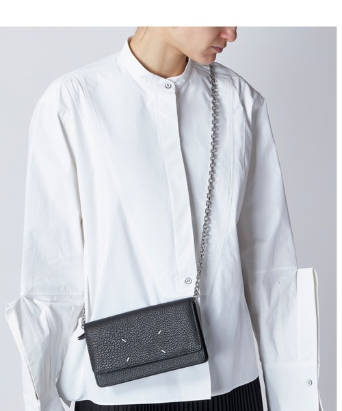 Maison Margiela（メゾンマルジェラ）の「Maison Margiela WALLET ON CHAIN MEDIUM（ウォレットチェーン・レディース・ブラック・FREE）」の7枚目の写真