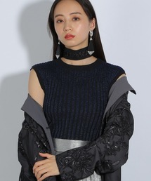 HARE | ラメニットノースリーブ(HARE)(タンクトップ)