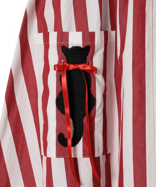 mmts（マミタス）の「黒猫ストライプ スカート（スカート）」 - WEAR