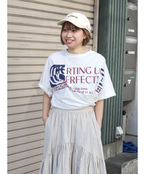 Ungrid(アングリッド)の「リメイクデザインロゴTee(Tシャツ/カットソー・レディース・グリーン/ライトグレー/オフホワイト・FREE)」の14枚目の写真