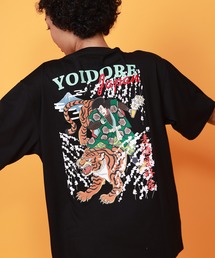 【YOIDORE/酔いどれ】 「歌舞伎と虎」 半袖 Tシャツ