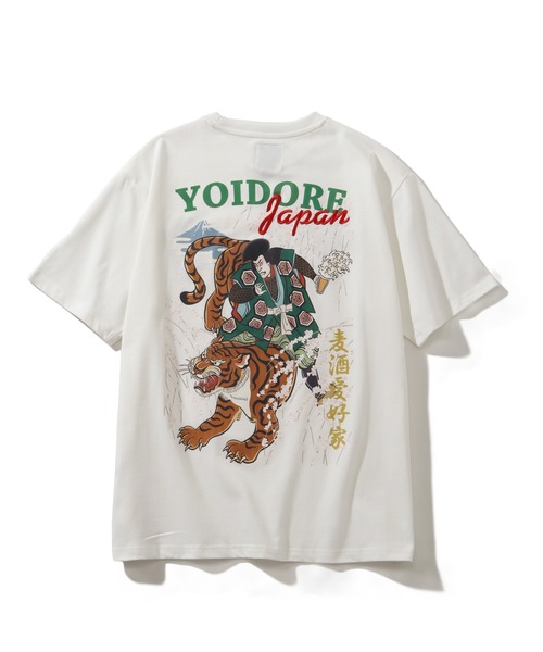CORPUS SELECT(コーパストーキョー)の「【YOIDORE/酔いどれ】 「歌舞伎と虎」 半袖 Tシャツ(Tシャツ/カットソー・メンズ・ホワイト/ブラック・M/L)」の20枚目の写真