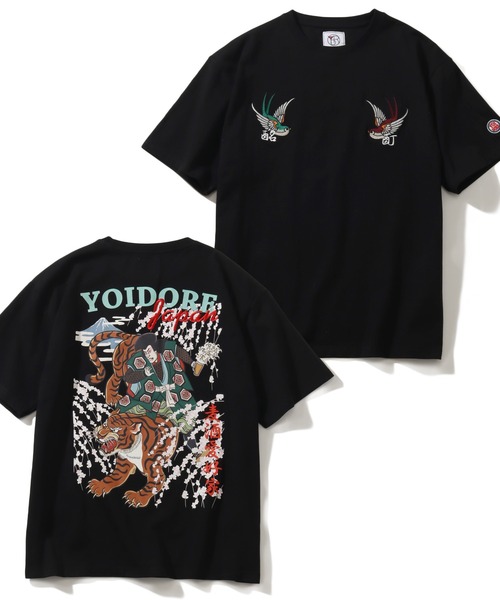 CORPUS SELECT(コーパストーキョー)の「【YOIDORE/酔いどれ】 「歌舞伎と虎」 半袖 Tシャツ(Tシャツ/カットソー・メンズ・ホワイト/ブラック・M/L)」の21枚目の写真