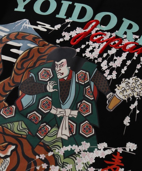 CORPUS SELECT(コーパストーキョー)の「【YOIDORE/酔いどれ】 「歌舞伎と虎」 半袖 Tシャツ(Tシャツ/カットソー・メンズ・ホワイト/ブラック・M/L)」の13枚目の写真