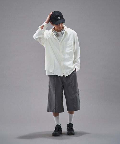 UMBRO（アンブロ）の「UMBRO/アンブロ 別注UMBROナイロンバギーショーツ(限定展開)（その他パンツ・メンズ・ブラック/グレー・MEDIUM/LARGE）」の11枚目の写真