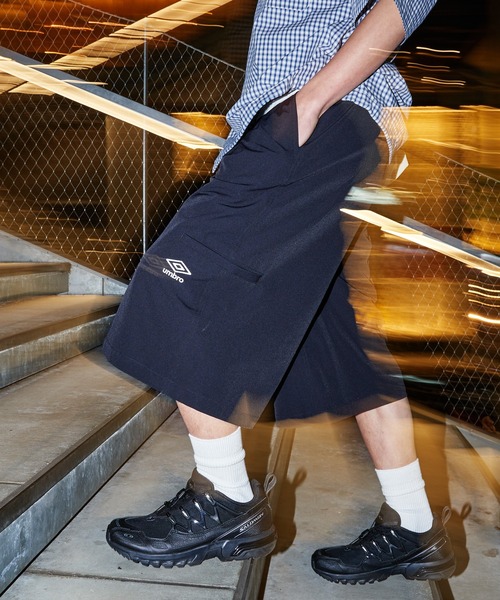 UMBRO（アンブロ）の「UMBRO/アンブロ 別注UMBROナイロンバギーショーツ(限定展開)（その他パンツ・メンズ・ブラック/グレー・MEDIUM/LARGE）」の15枚目の写真