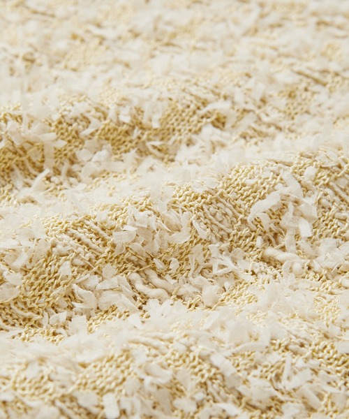 iRENE（アイレネ）の「ツイードニットトップス / Tweed Knit Tops（ニット/セーター・レディース・チャコールグレー/ホワイト/ダークブラウン・36）」の22枚目の写真