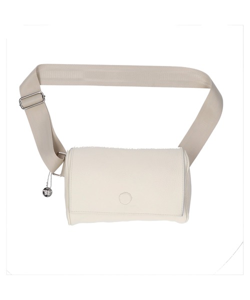 LAURA DI MAGGIO（ローラディマッジオ）の「(LAURA DI MAGGIO)LEATHER BODY BAG（ボディバッグ/ウエストポーチ・レディース・ブラック/ベージュ/ホワイト・ONE SIZE）」の4枚目の写真