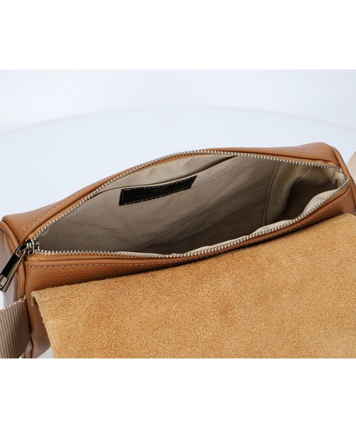 LAURA DI MAGGIO（ローラディマッジオ）の「(LAURA DI MAGGIO)LEATHER BODY BAG（ボディバッグ/ウエストポーチ・レディース・ブラック/ベージュ/ホワイト・ONE SIZE）」の14枚目の写真