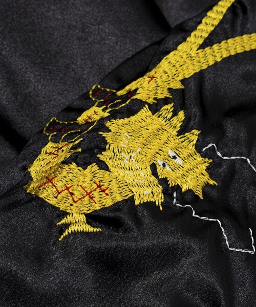 HINSON（ヒンソン）の「HINSON/ヒンソン サテンツイルベトジャン/フェード加工（ブルゾン・メンズ・オリーブ/ブラック/カモフラージュ・LARGE/MEDIUM）」の8枚目の写真