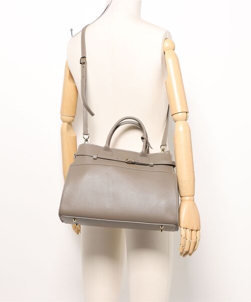 Scrap Book（スクラップブック）の「【CHRISTIAN VILLA】ベルトトートM（トートバッグ・レディース・ベージュ/グレー・FREE）」の9枚目の写真