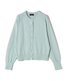 SHIPS Primary Navy Label:SUVIN クルーネック カーディガン