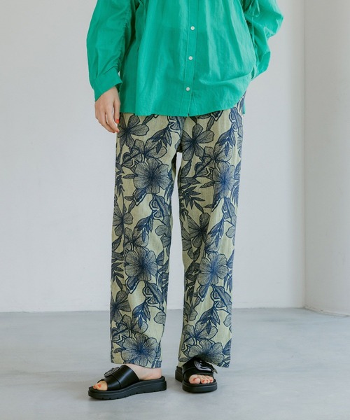 セール】ボタニカルジャガードパンツ（その他パンツ）｜niko and