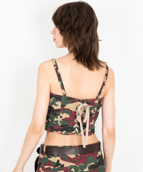 HYSTERIC GLAMOUR(ヒステリックグラマー)の「ミリタリービスチェ(シャツ/ブラウス・レディース・ブラック/カーキ/カーキ系・MEDIUM/SMALL)」の7枚目の写真